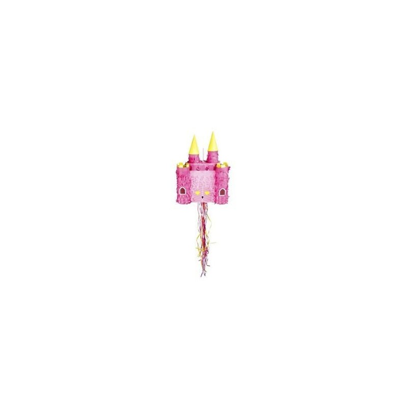 Piñata castillo rosa princesa 40x26 cm