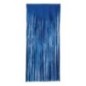 Cortina azul metalizada 1x240 cm