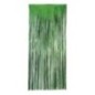 Cortina verde metalizada 1x240 cm