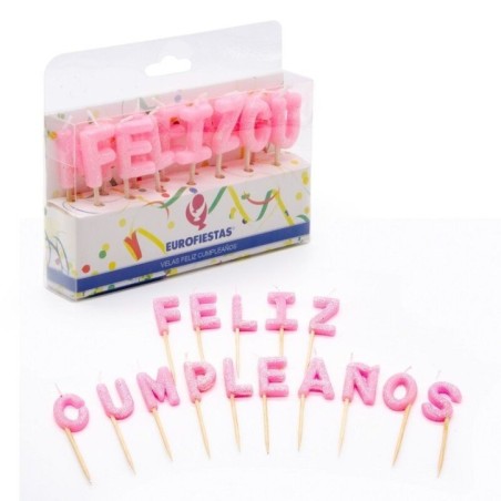 Velas-Feliz-cumpleanos-rosa-8435127611440-61144