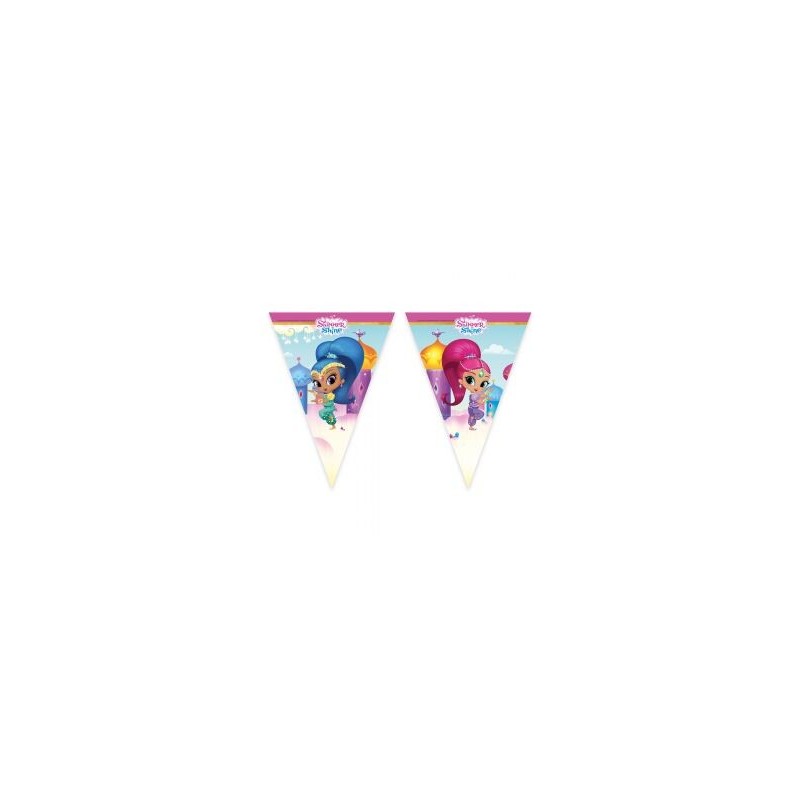 Banderin triangular Shimmer Shine 2,30 cm