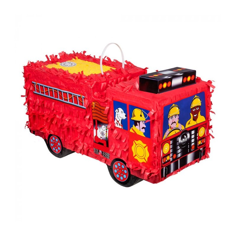Piñata camion bomberos 43x24x18 cm