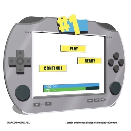 Marco-para-fotos-gamer-Videojuegos-80x60-cm-Fotocall-8435127436067-43606