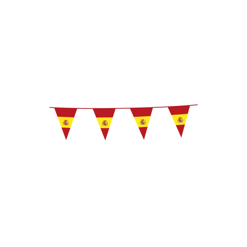 Banderines triangulares españa 10 metros