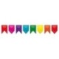 Banderolas plastico multicolor 25 m