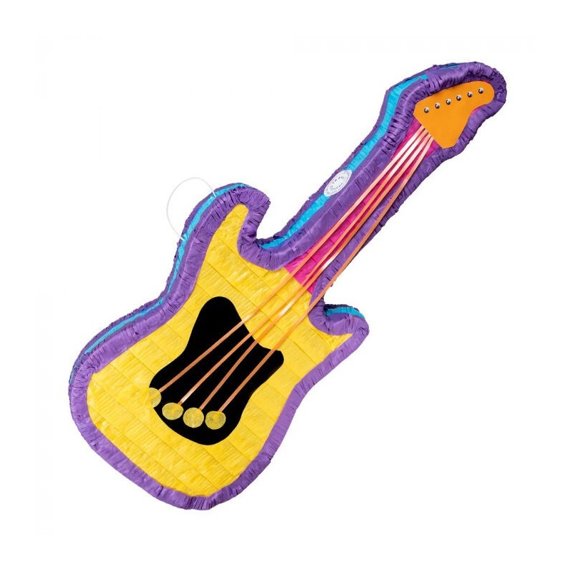 Piñata guitarra romper 77x31x7.5 cm