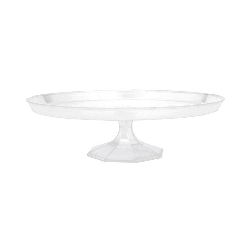 Bandeja transparente 25 cm decoracion mesa dulce