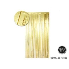 Cortina-flecos-negro-oro-mate-decoracion-1x2-metros-8433584575480-57548