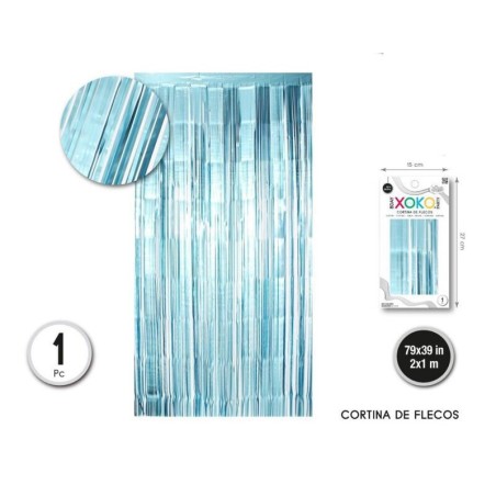 Cortina-flecos-azul-mate-1x2-metros-8433584575466-57546