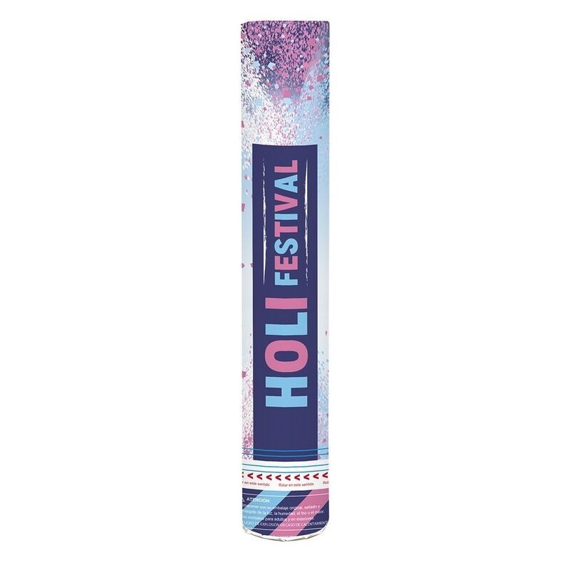 Cañon polvos holi azul Gender reveal revelacion sexo bebe