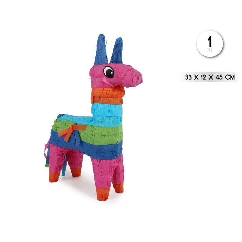 Piñata burro 3D 33x45x12 cm romper