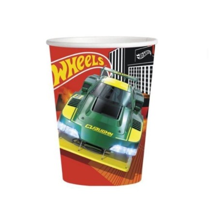 Vasos-Hot-Wheels-8-uds-cumpleanos-8435743002660-BS10289