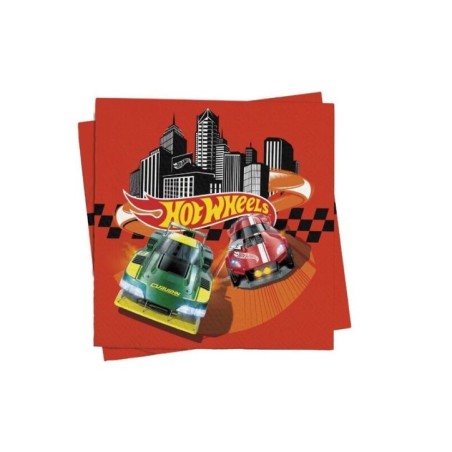 Servilletas-Hot-Wheels-20-uds-de-33-cm-cumpleanos-8435743002677-BS10290
