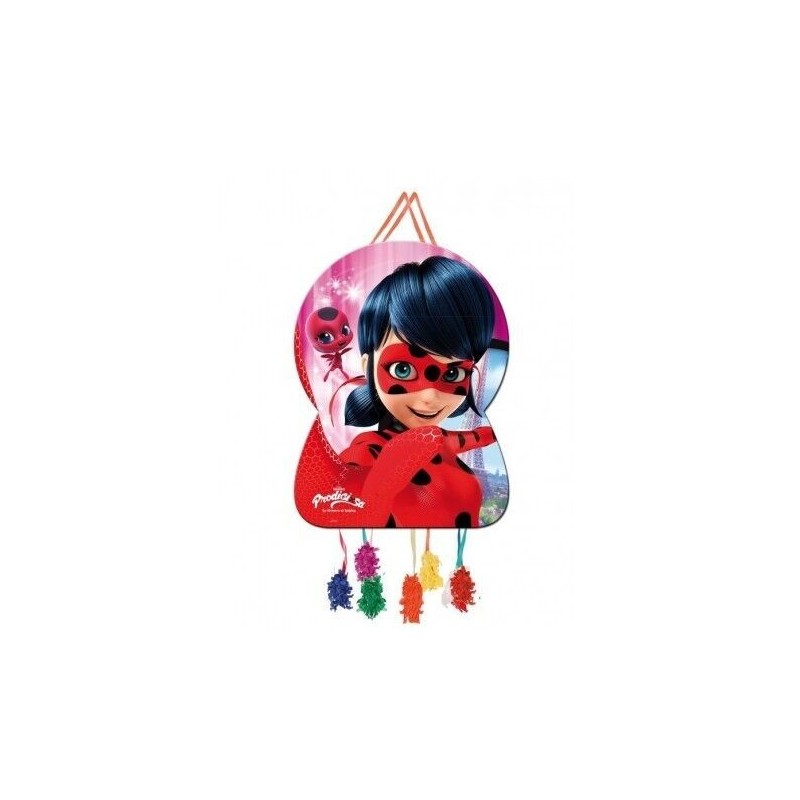 Piñata grande ladybug 46x65 cm