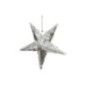 Piñata plegable Estrella 68x68x30cm plata