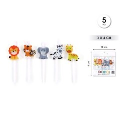 Velas-animales-de-la-jungla-5-uds-8433584911912-91191