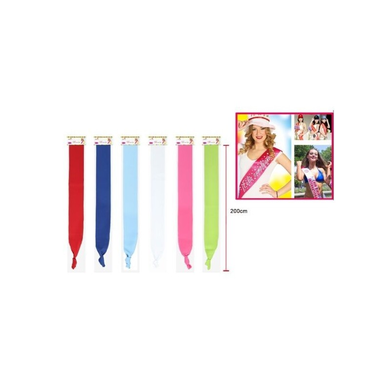 Banda lisa cumpleaños 200 cm personalizable