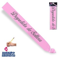 Banda-despedida-de-soltera-rosa-y-plata-purpurina-8435127866055-6605