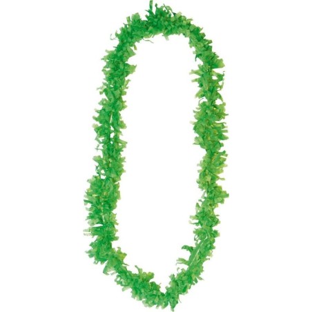 Collar papel unicolor 6,50 cm verde