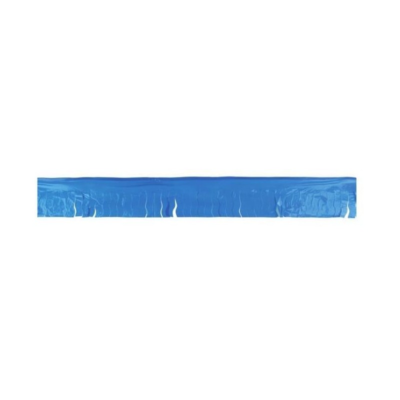 Guirnalda flecos plastico azul 25 m