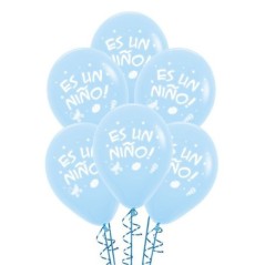 Globo-Azul-Es-un-nino-12-uds-30-cmSempertex-7703340134093-R12-NOA2