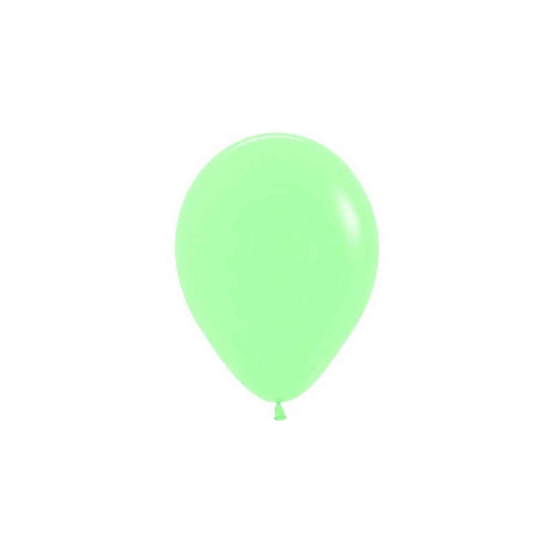 Globo latex solido verde menta r-5 12.5cm 100 uds sempertex
