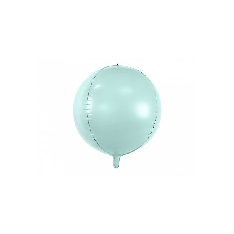 Globo verde menta 40 cm redondo orbz