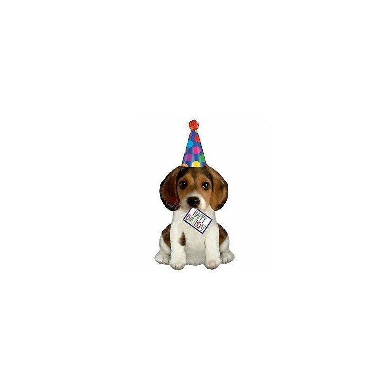 Globo perro cumpleaños perrito 104 cm