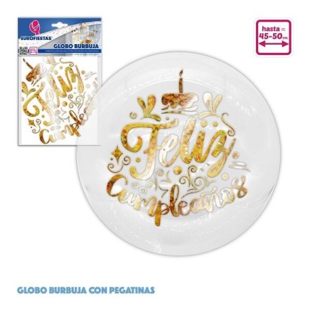 Globo-Bubuja-transparente-50-cm-cumpleanos-dorado-8435127145907-14590