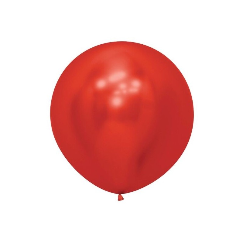Globo Reflex rojo 10 uds 60 cm sempertex r26