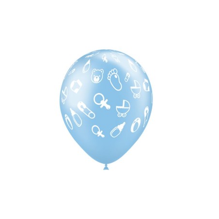 Globos-para-bebe-azules-8-uds-30-cm-8436540876195-112M8958-8
