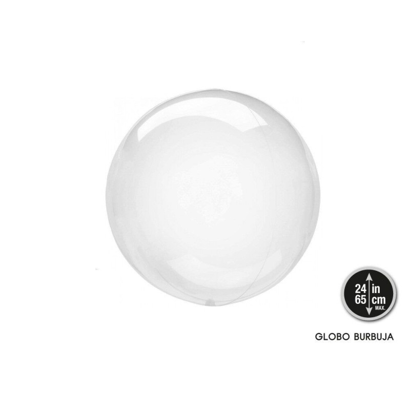 Globo burbuja transparente 65 cm