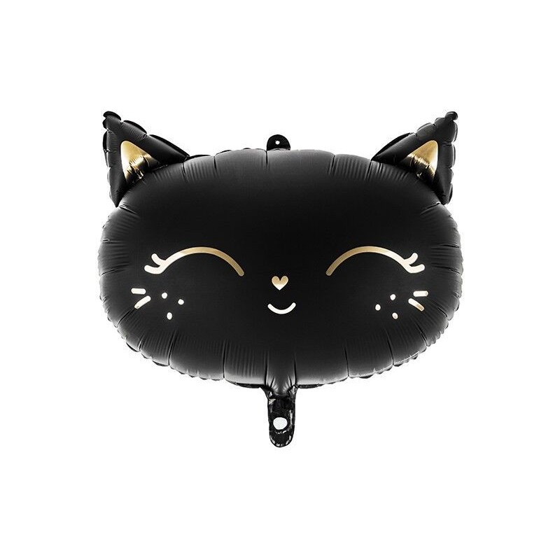 Globo gato negro foil 48x36 cm