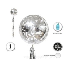 Globo-burbuja-confeti-plata-50-cm-borla-de-flecos-1-ud-8433584550099-55009