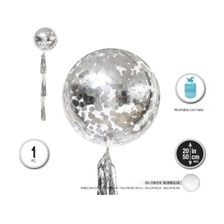 Globo-burbuja-confeti-plata-50-cm-borla-de-flecos-1-ud-8433584550099-55009
