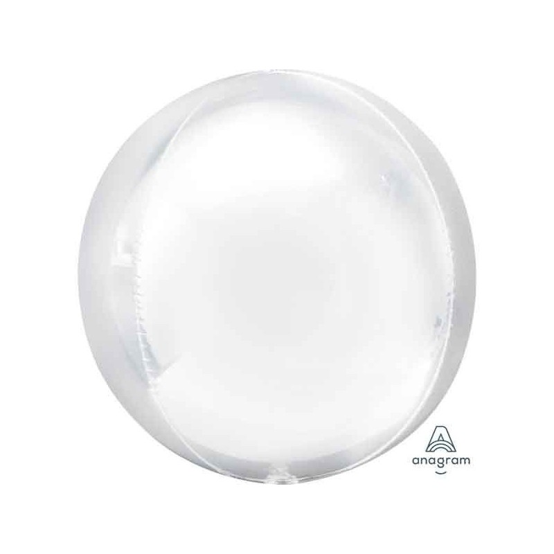 Globo ORBZ blanco 40 cm unidad