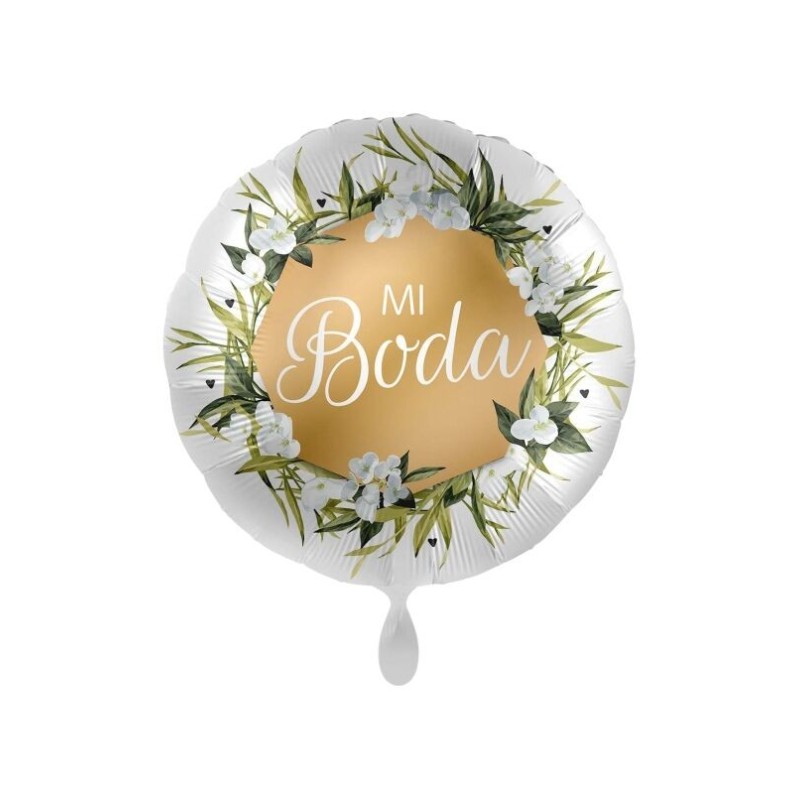 Globo Mi Boda elegante 45 cm