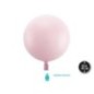 Globo Burbuja lila 45 cm helio o aire