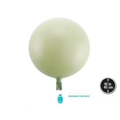 Globo-Burbuja-Verde-Manzana-45-cm-helio-o-aire-8433584585113-58511