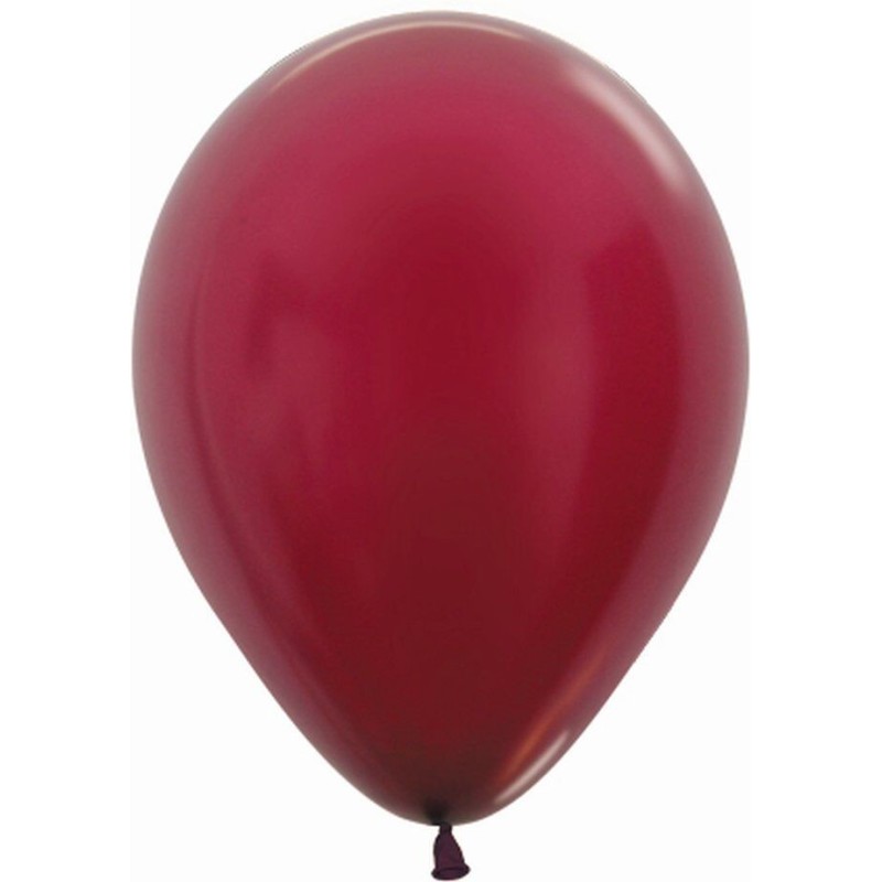 Globo Sempertex metal vino tinto 518 12 uds 30 cm R12