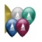 Globos latex feliz navidad 25 uds