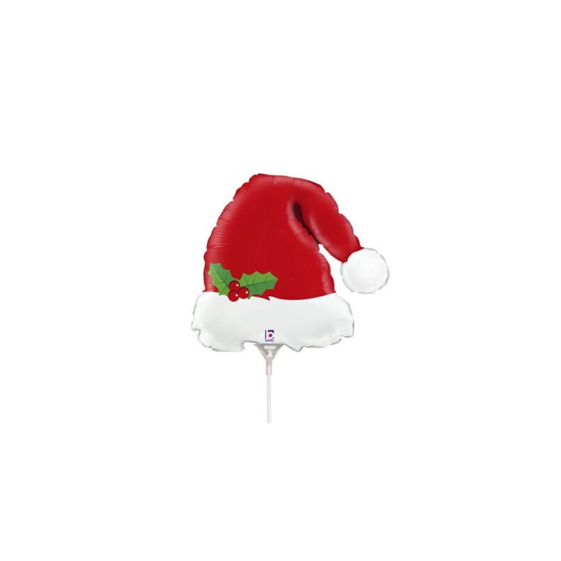 Globo mini gorro papa noel 30 cm