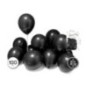 Globos negros baratos 100 uds 23 cm