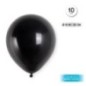 Globos negros baratos 10 uds 25 cm