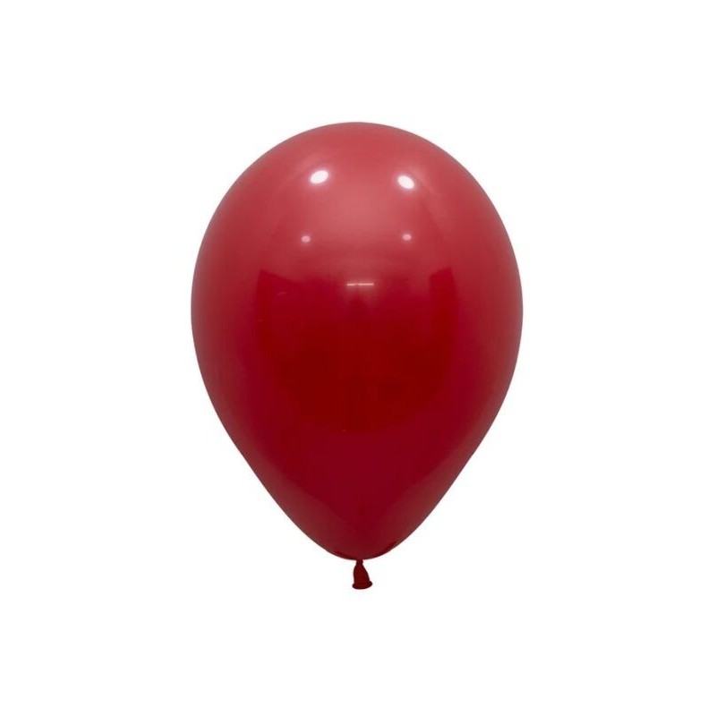 Globo Rojo Imperial Sempertex latex 12 uds 30 cm
