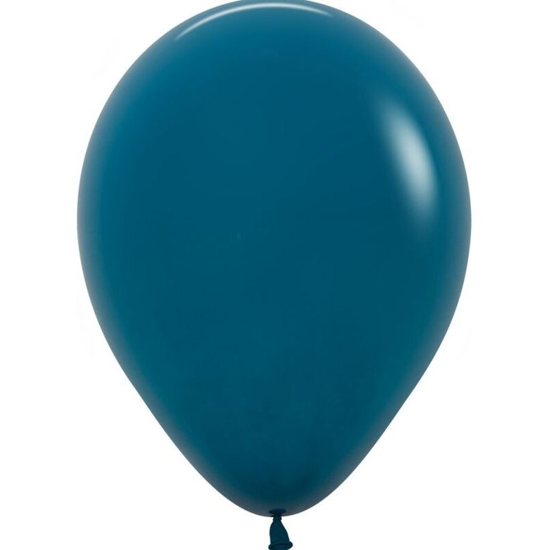 Globo Turquesa profundo Sempertex latex 100 uds 12,5 cm
