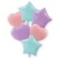 Bouquet globos pastel 6 uds 46 cm