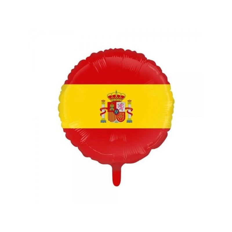 Globo España 46 cm con escudo helio o aire