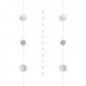 Tira plata decorativa globos 182 cm