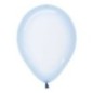 Globos cristal pastel azul 100 uds 12,5 cm
